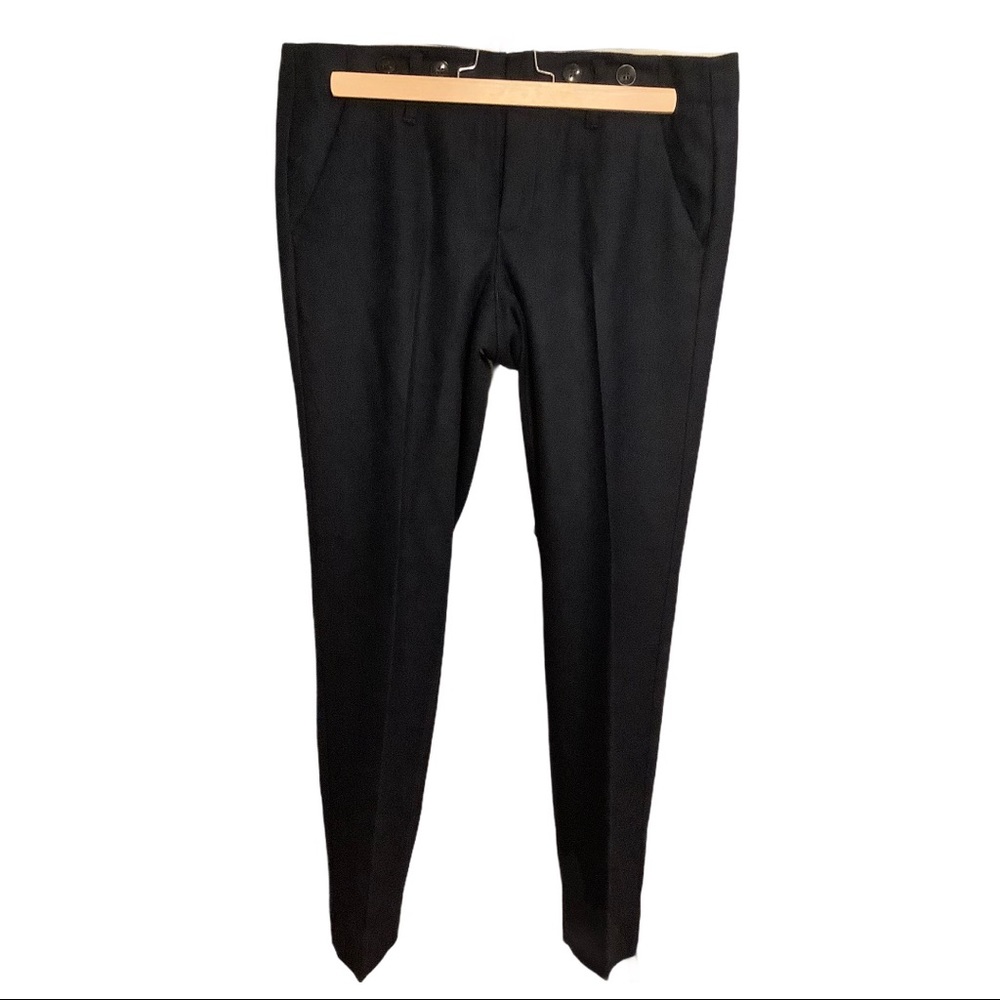 Anthropologie Paper Boy Navy Wool Pants sz 4